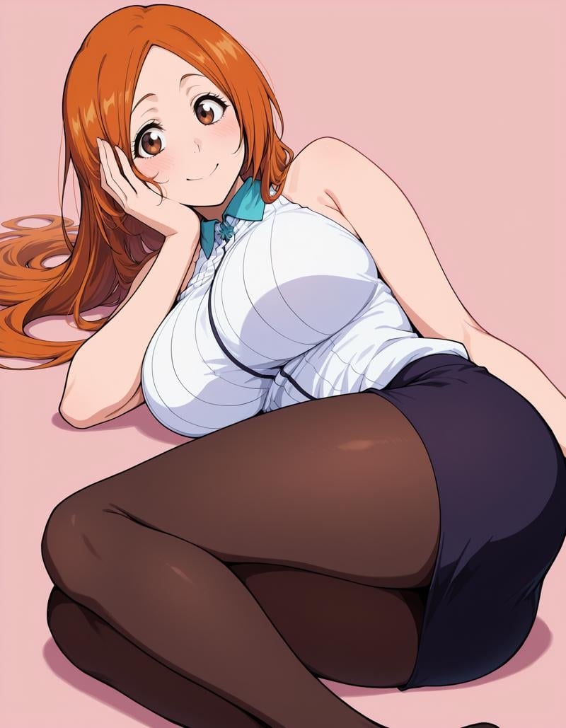 0rihime,  long hair,  orange hair by Ttan on Tensor.Art