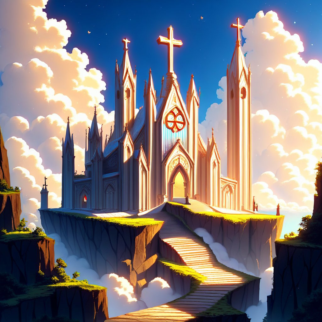 score_9, score_8_up, score_7_up, source_anime, rating_safe, Dachurch, fantasy-church structure focus, Dachurch_cross, Dachurch_tower