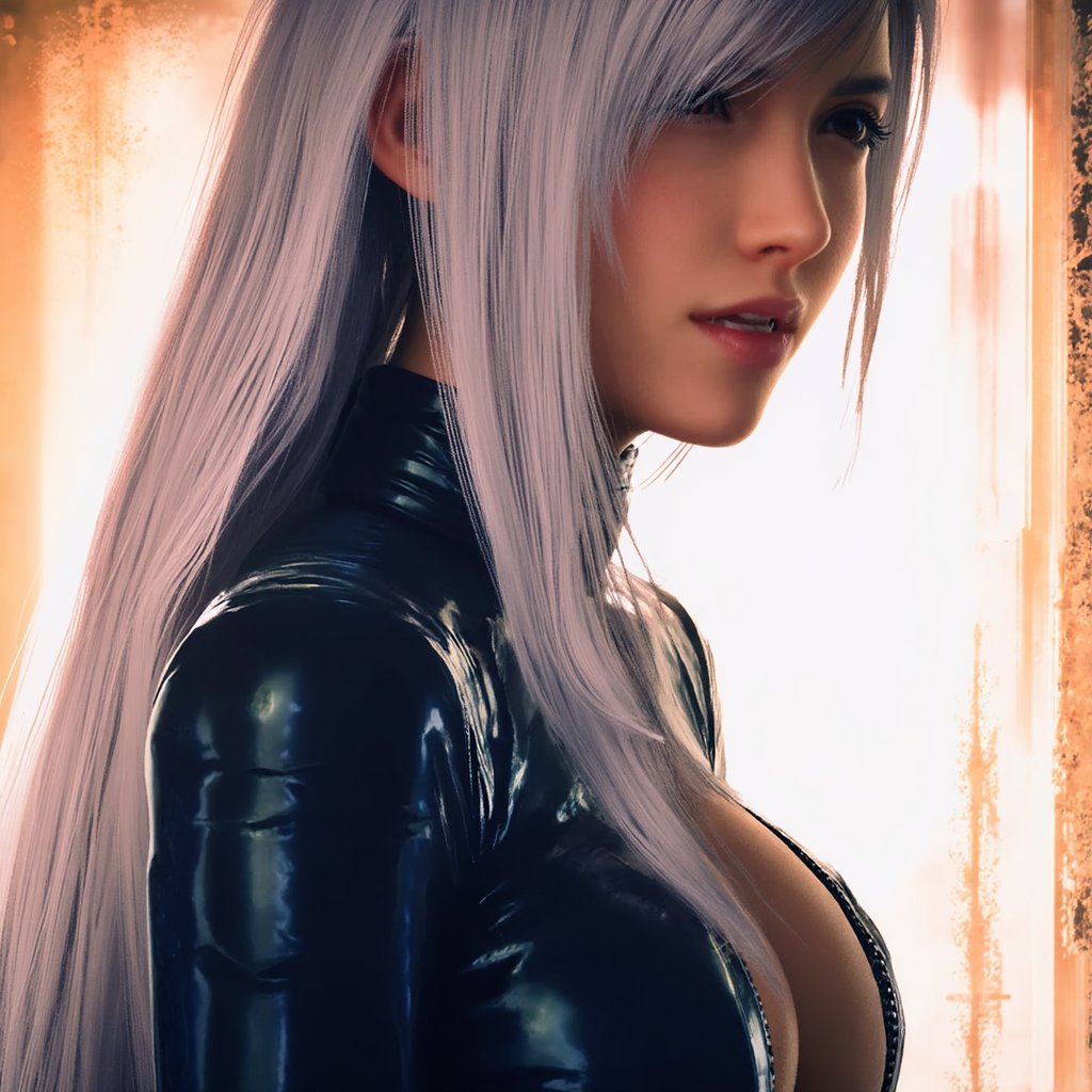 TifaCatsuit,  <lora:Tifa-Catsuit-Final-Fantasy:1>