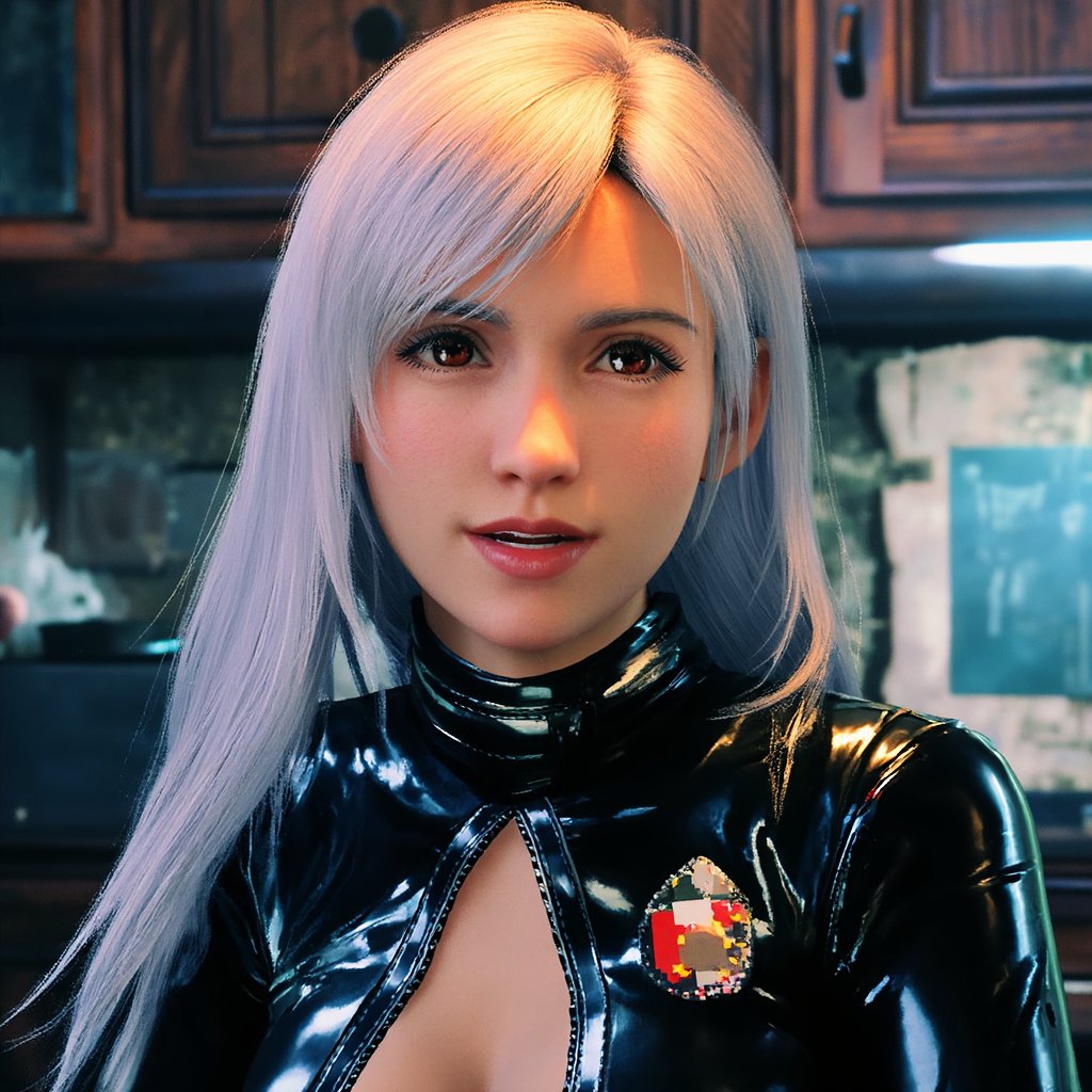 TifaCatsuit,  <lora:Tifa-Catsuit-Final-Fantasy:1>