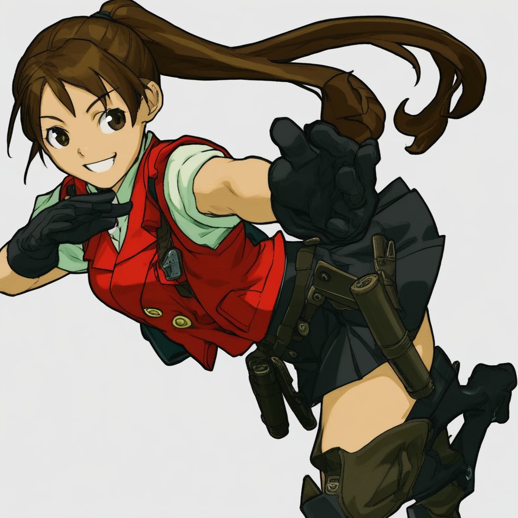 CapcomStyle,  1girl,  brown hair by Mauuugh on Tensor.Art