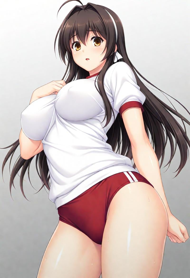 1girl,  white background,  maishima yuuri by Ttan on Tensor.Art
