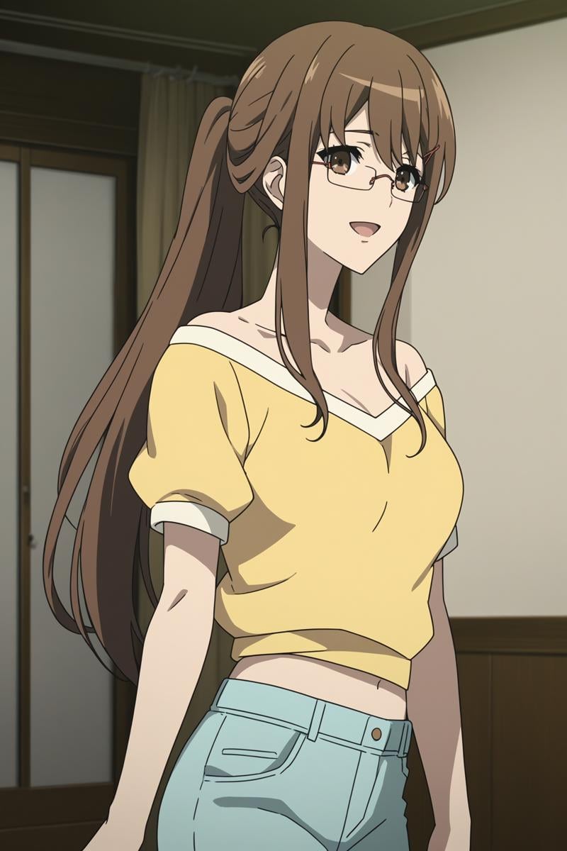 mikami reiko,  long hair,  brown hair by Ttan on Tensor.Art