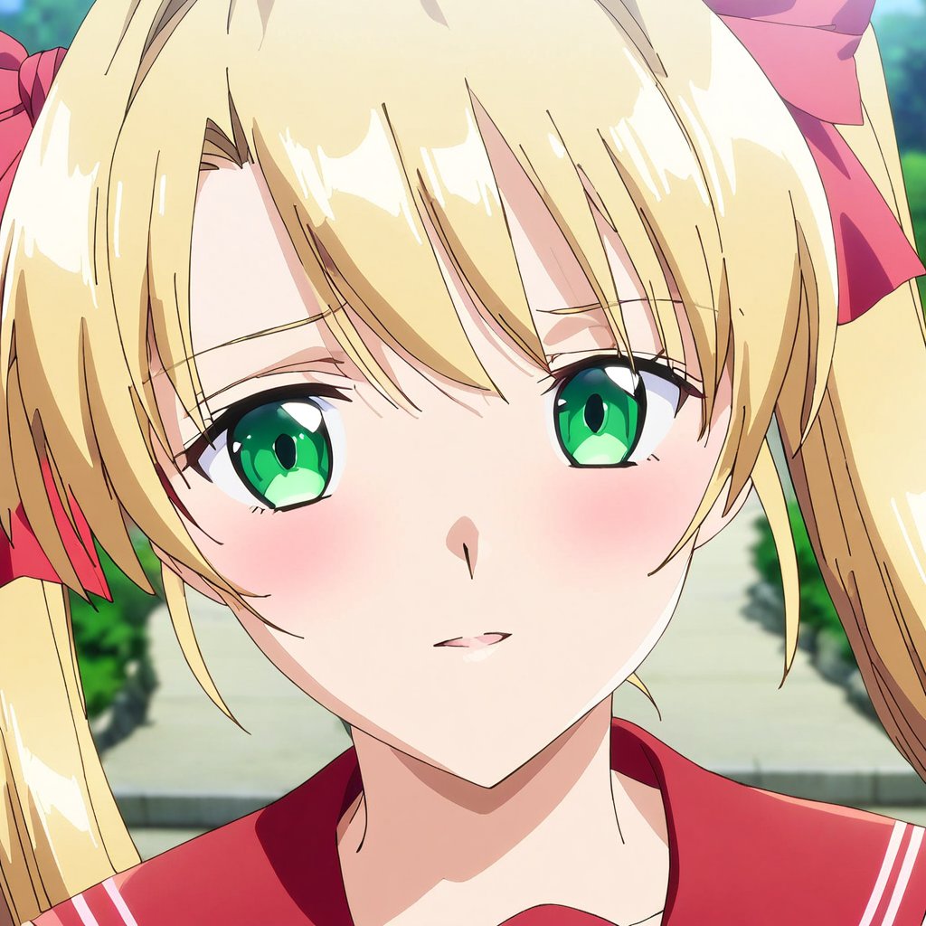 akehime saki,  twintails,  blonde hair by Stigma Head on Tensor.Art