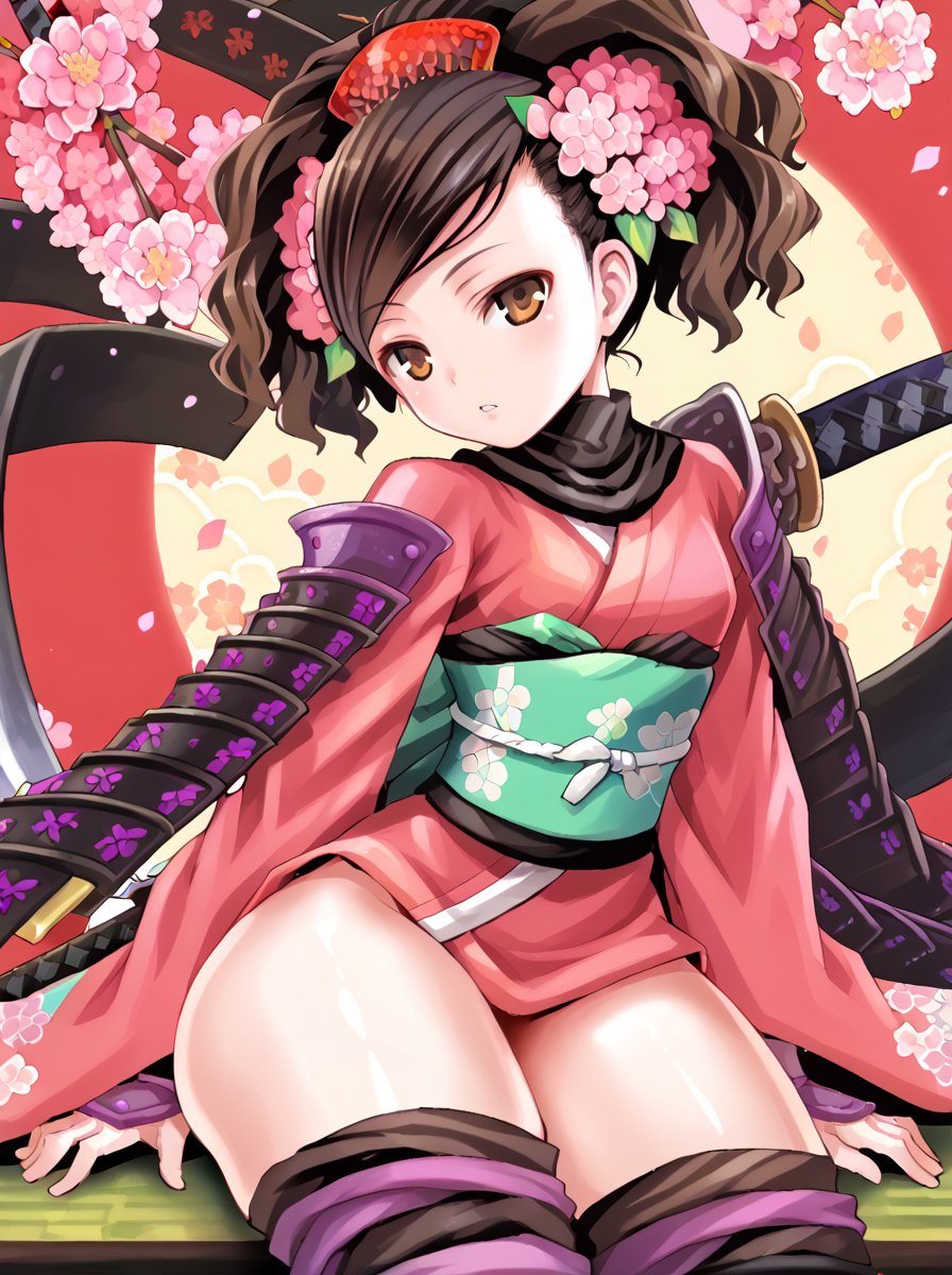 detailed background,  shiny skin,  momohime by ccbbaaa on Tensor.Art