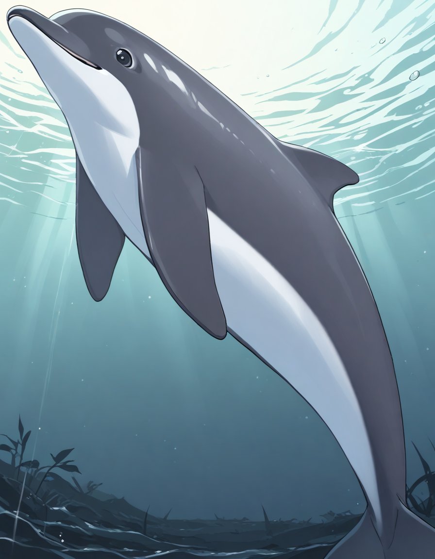 <lora:dolphin_XL_pony_bf_v1:1>dolphin, BREAK score_9, score_8_up, score_7_up, BREAK source_anime, rating_explicit, best quality, masterpiece, uncensored,<lora:sdxl_lightning_4step_lora:1>(clear eyes:1.2),clear art,zPDXLpg