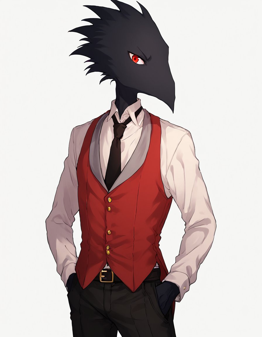 Karon,  necktie,  solo by KitsuneGirl on Tensor.Art