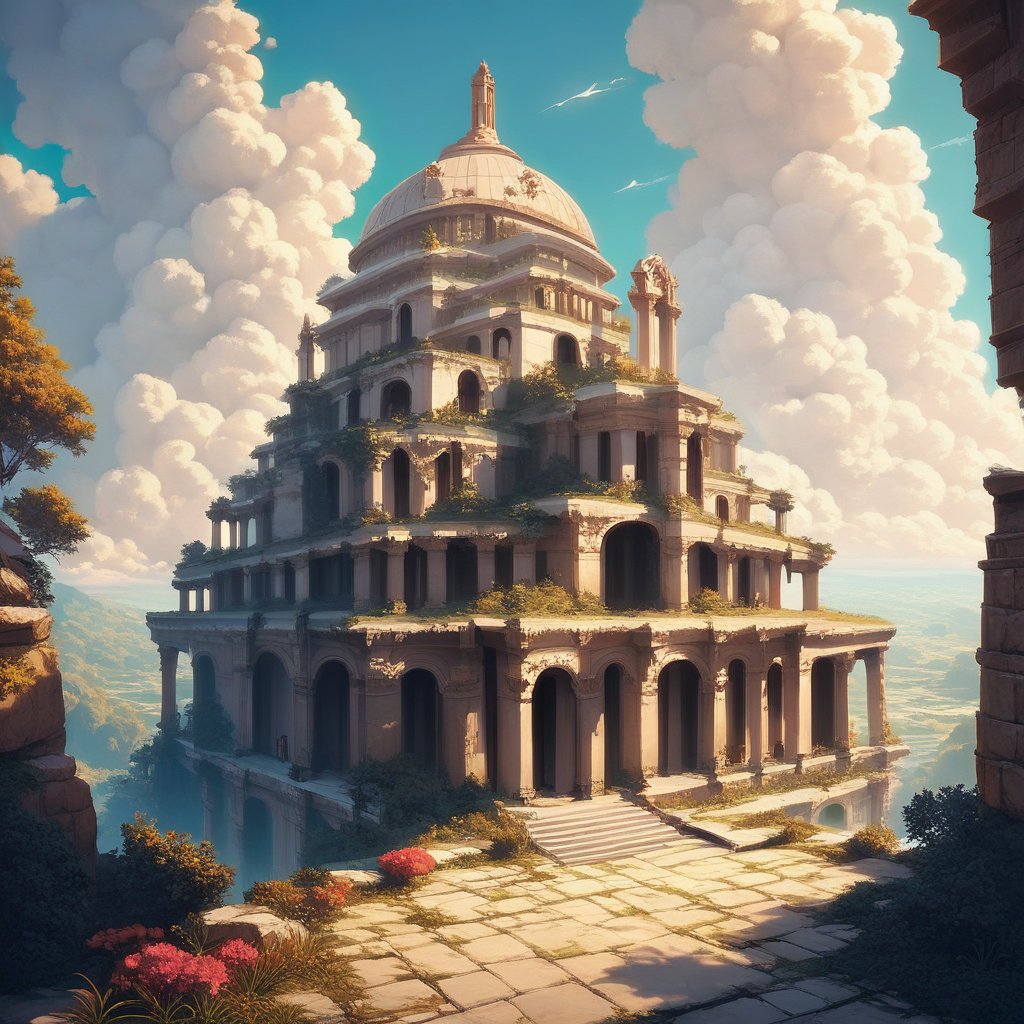 score_9, score_8_up, score_7_up, source_anime, rating_safe, Dagreece, fantasy greek-structure focus, greek_architecture,