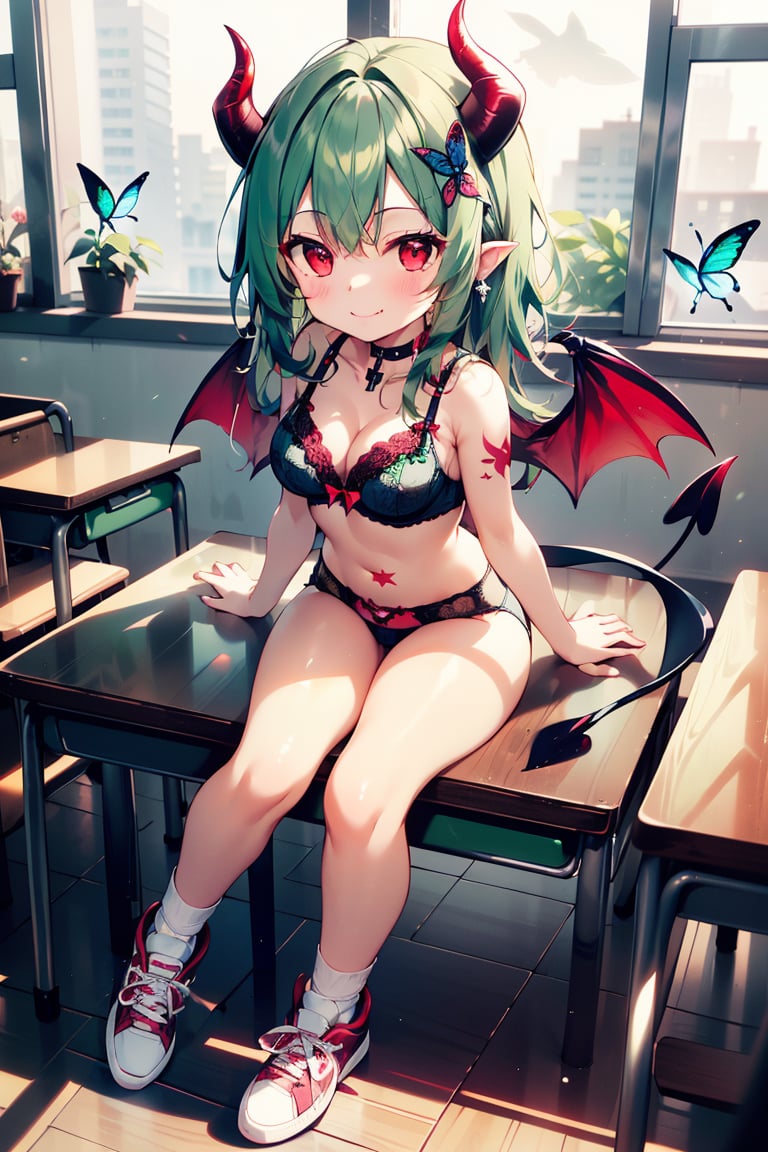 (Cute two-headed character,  chibi character,  moving chibi character by らび@kiyoka_succubus on Tensor.Art