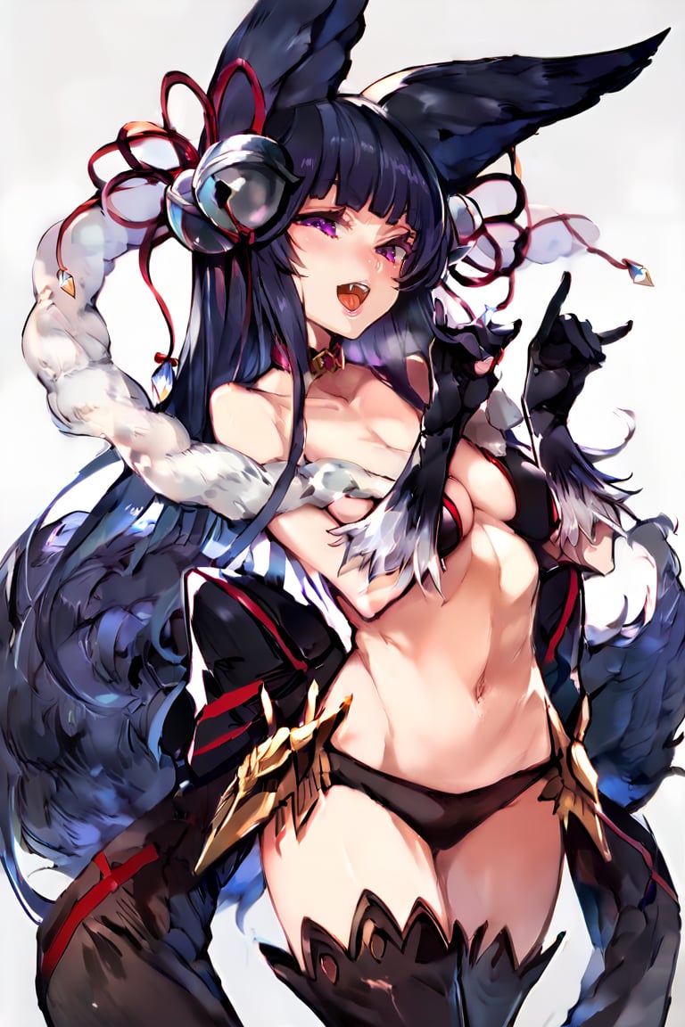 Score_9, Score_8_up, Score_7_up, Score_6_up, masterpiece, best quality,
Yuel
Yuel2
1girl
solo
standing
yuel \(granblue fantasy\)

,Granblue Fantasy Style ,erune,Animal ears,(black gloves:1.4),thighhighs,navel,very long hair,toeless legwear,Break,Black tail,golden choker,fox tail,tal, break,fox tail,very wide tail,good_hands,medium breast,BREAK,trmcstyle, forsaken eyes,terasu_mc, style