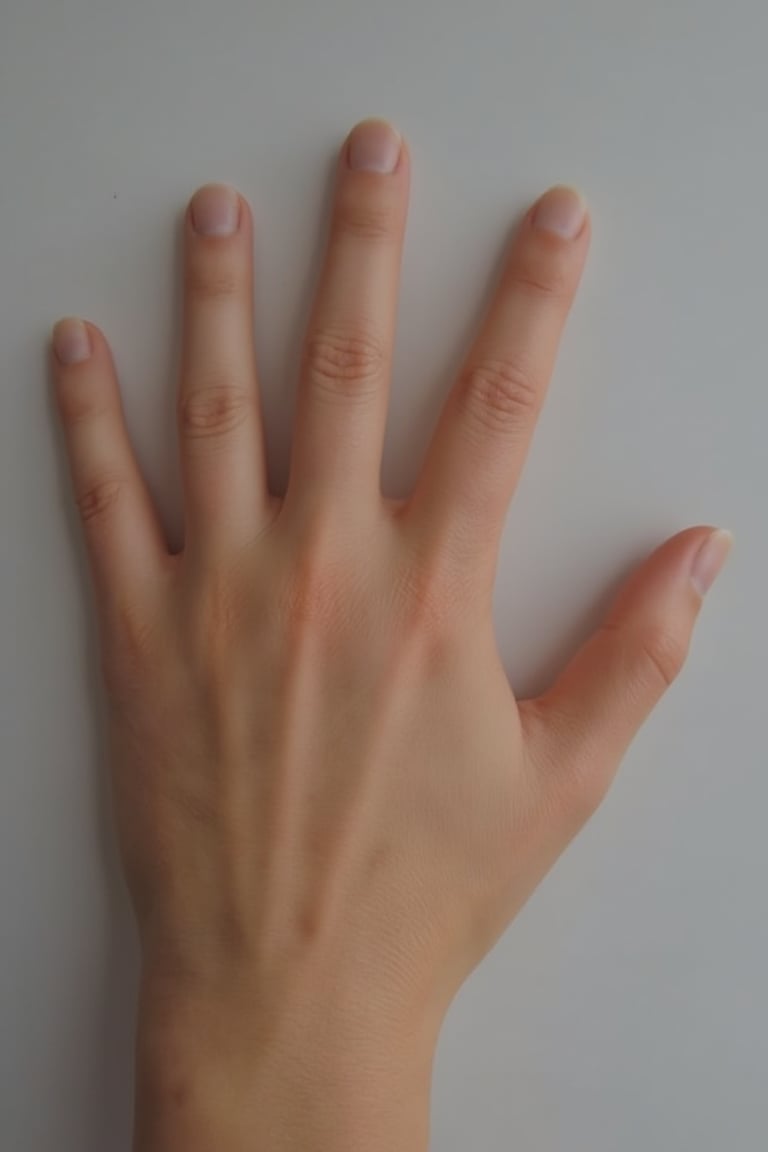 solo, female hand, right hand, back side