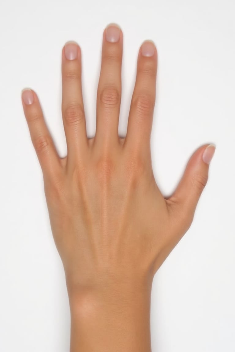 solo, female hand, right hand, back side