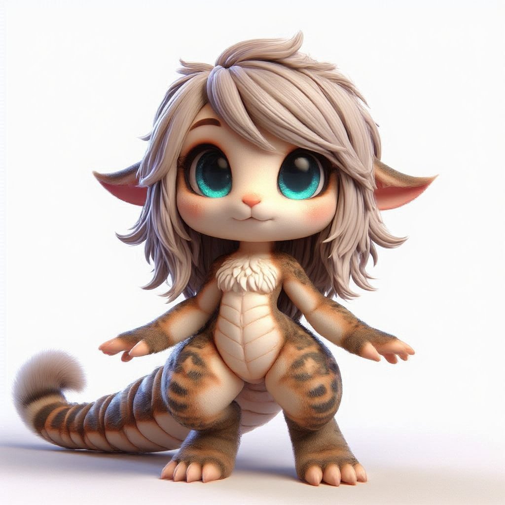 baby anthro highpoly highres 3d model character, cute semi-chibi bipedal anthro insectoid form, armored caterpiller, feminine, white background, general texture mammal, kidsafe furry skin, furry,