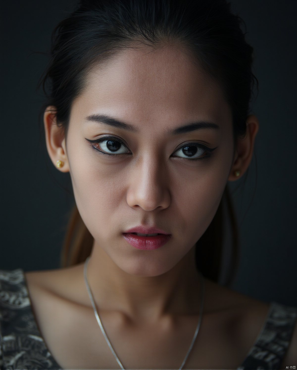 A mysterious cinematic masterpiece: a stunning 4K RAW photo of a single girl with exquisitely detailed skin, set against a bright yet harmoniously composed scene. The Fujifilm XT3 captures the subject's finely detailed face with natural, realistic skin texture and subtle film grain (1.2). Vivid illumination and masterful technique evoke an immersive atmosphere, with contrast that adds to the mystery. A unity 8K wallpaper-worthy image that showcases the best quality and ultra-detailed visuals.