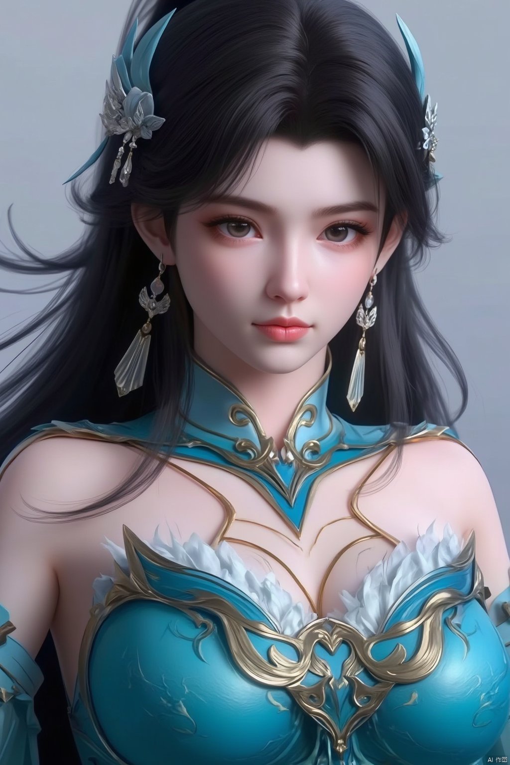 1girl,  solo,  long hair by 让AI更感性 on Tensor.Art