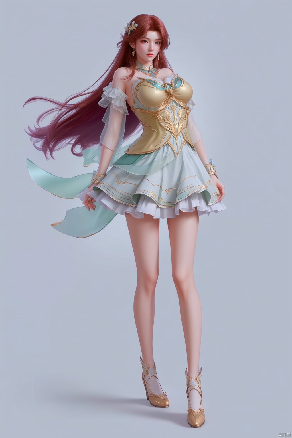 1girl,  solo,  long hair by 让AI更感性 on Tensor.Art