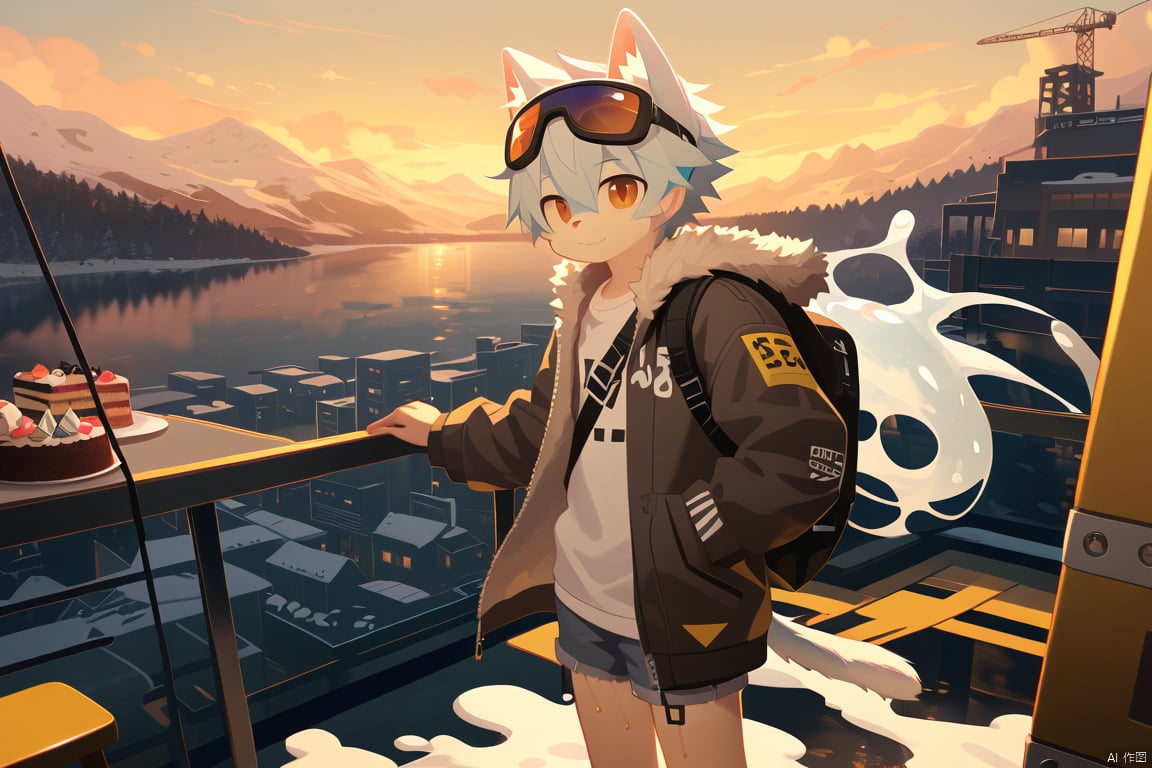 furry,goo,love,boy,shota,T-shirt,shots,coat,love, build up,cake,candies,food,magazine, HTTP,shota,foot foucs, shota,white cat ears , ice,snow,Juvenile,cat boy,bare foot,ultra detailed fur,