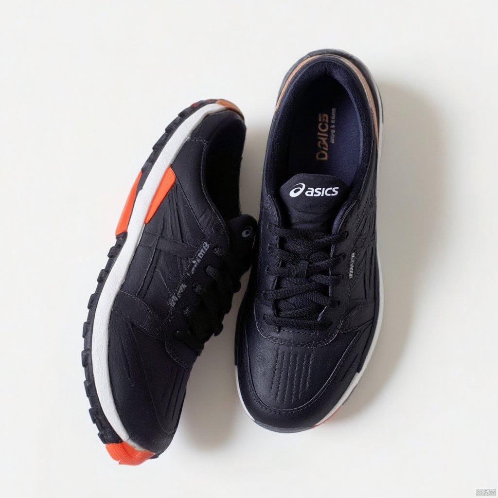 Black Asics sneakers