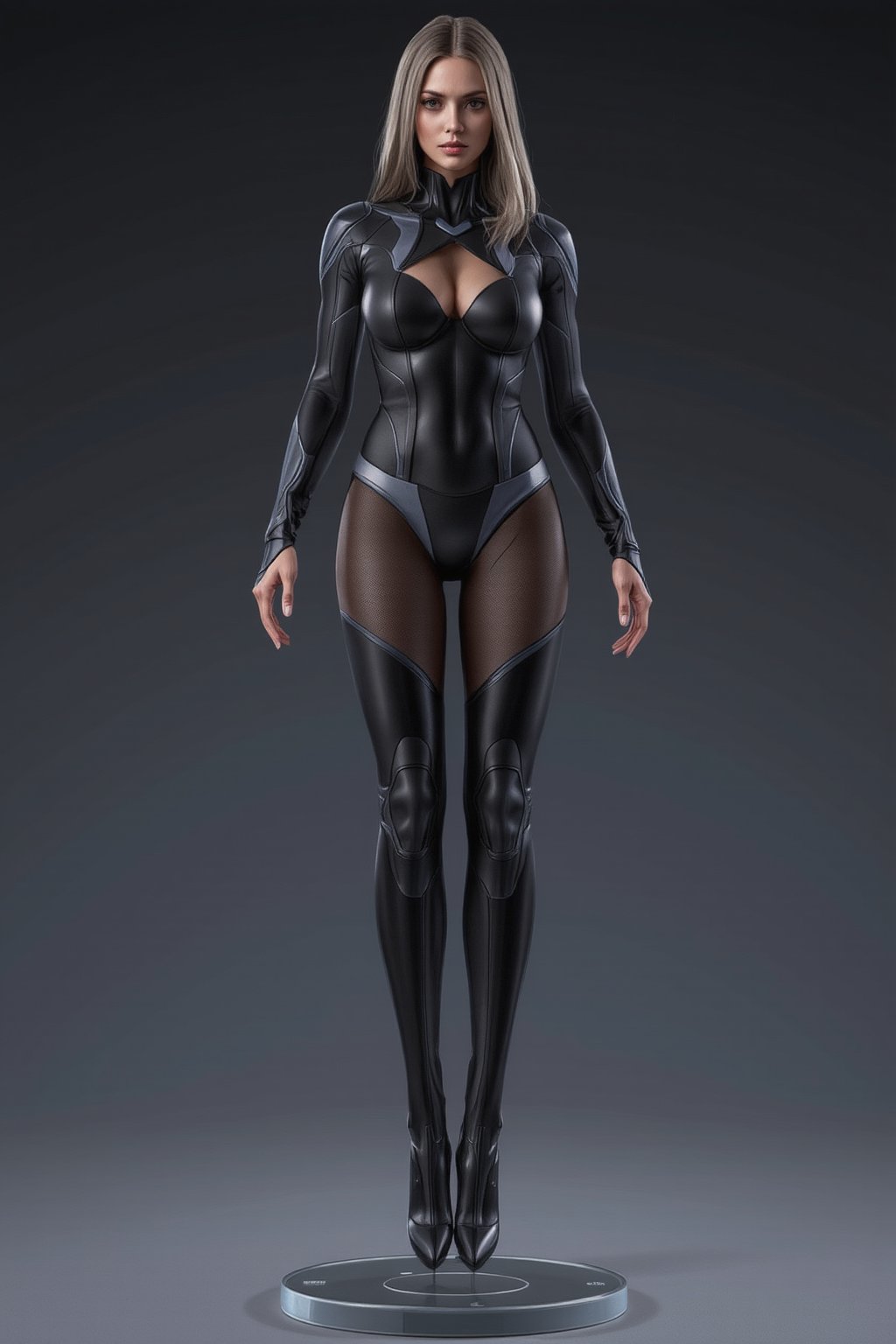 FuturEvoLabFigure, 
A succubus girl, wearing a sexy tights,