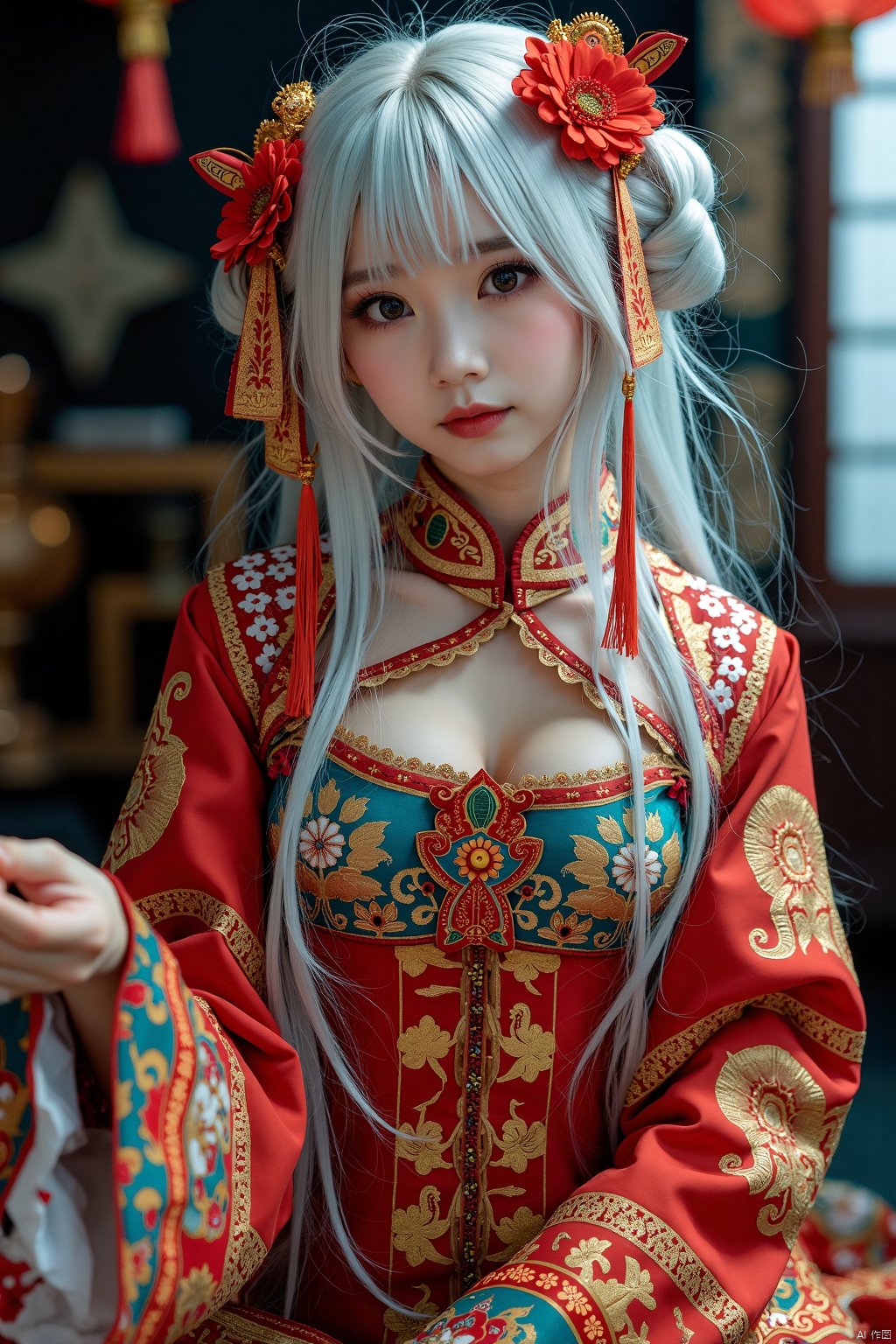 juzijiangshi,Real, perfect fingers, realistic, 1girl, solo, (full body photos:1.5)