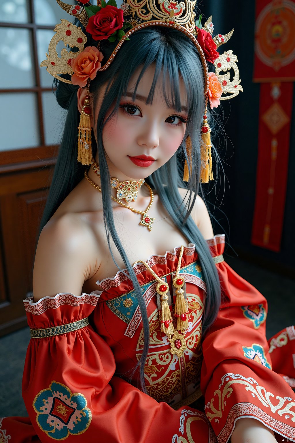 juzijiangshi,Real, perfect fingers, realistic, 1girl, solo, (full body photos:1.5)