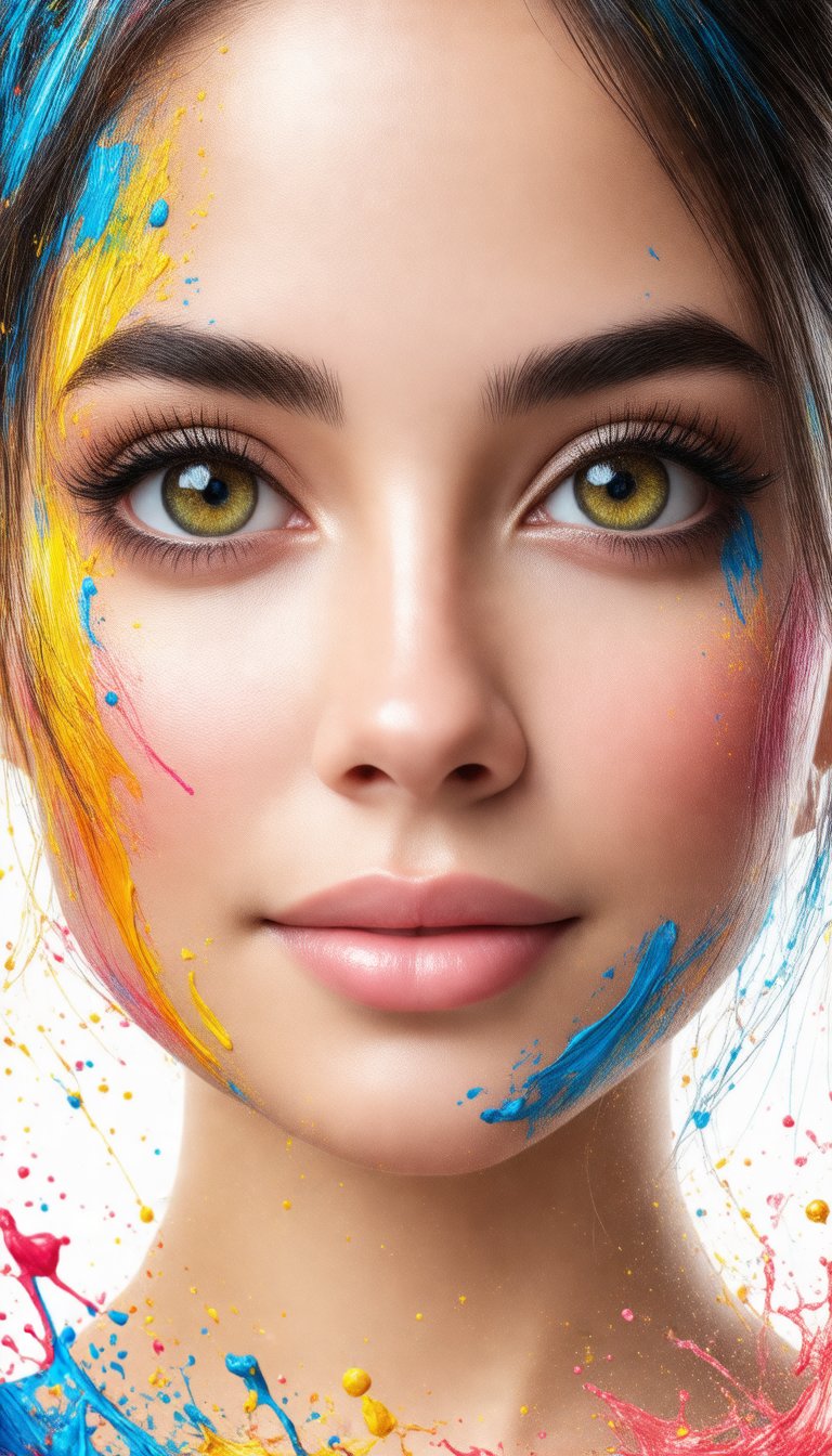 masterpiece, best quality, (extremely detailed CG unity 8k wallpaper, masterpiece, best quality, ultra-detailed, best shadow), (detailed background), (beautiful detailed face, beautiful detailed eyes), High contrast, (best illumination, an extremely delicate and beautiful),1girl,((colourful paint splashes on transparent background, dulux,)), ((caustic)), dynamic angle,beautiful detailed glow,full body,Young beauty spirit