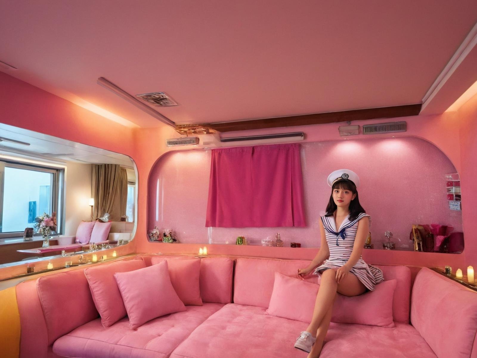 ((Love Hotel)),  ((dramatic lighting)),  Masterpiece by jjhuang on Tensor.Art