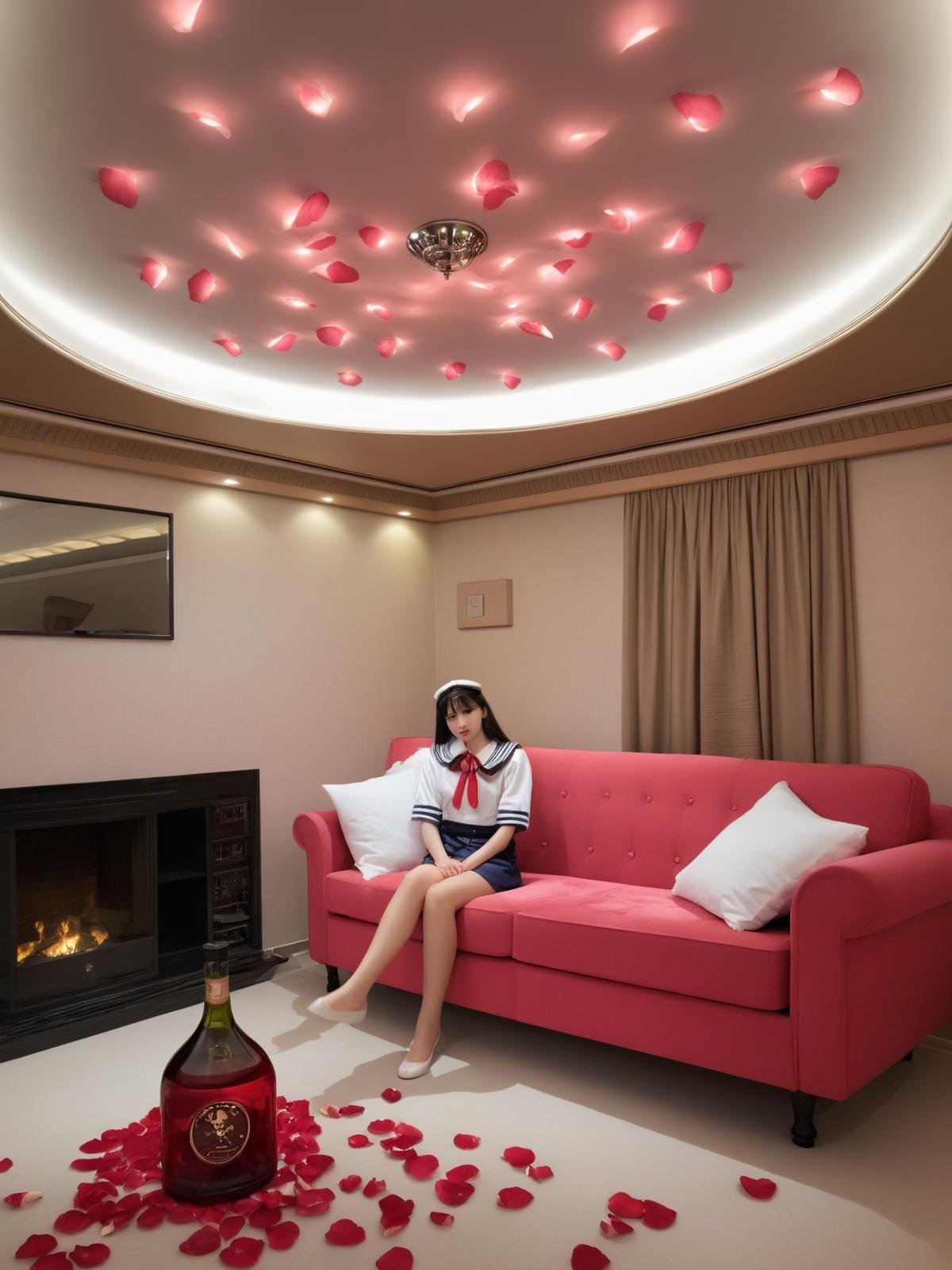 ((Love Hotel)),  ((dramatic lighting)),  Masterpiece by jjhuang on Tensor.Art