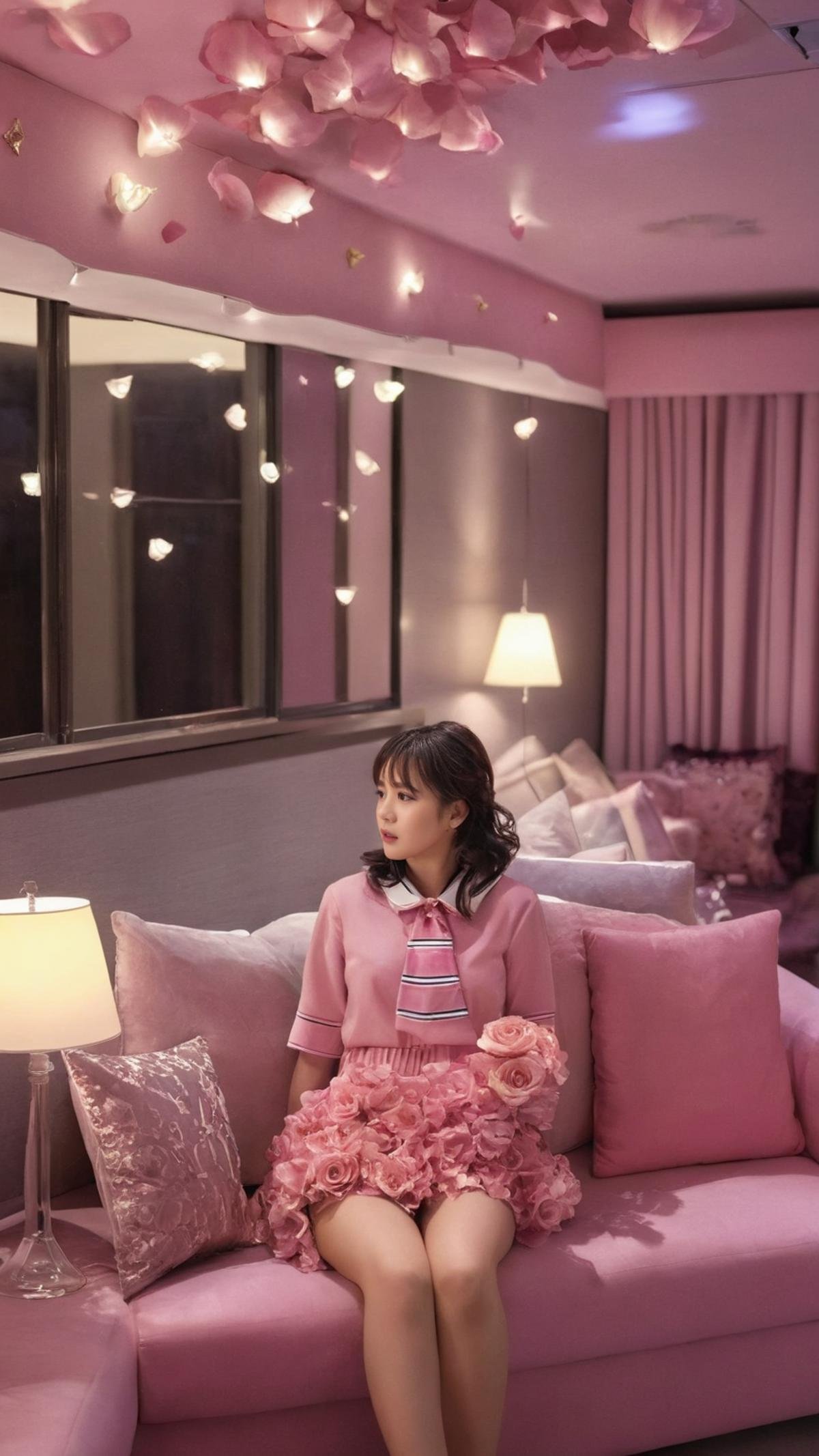 ((Love Hotel)),  ((dramatic lighting)),  Masterpiece by jjhuang on Tensor.Art
