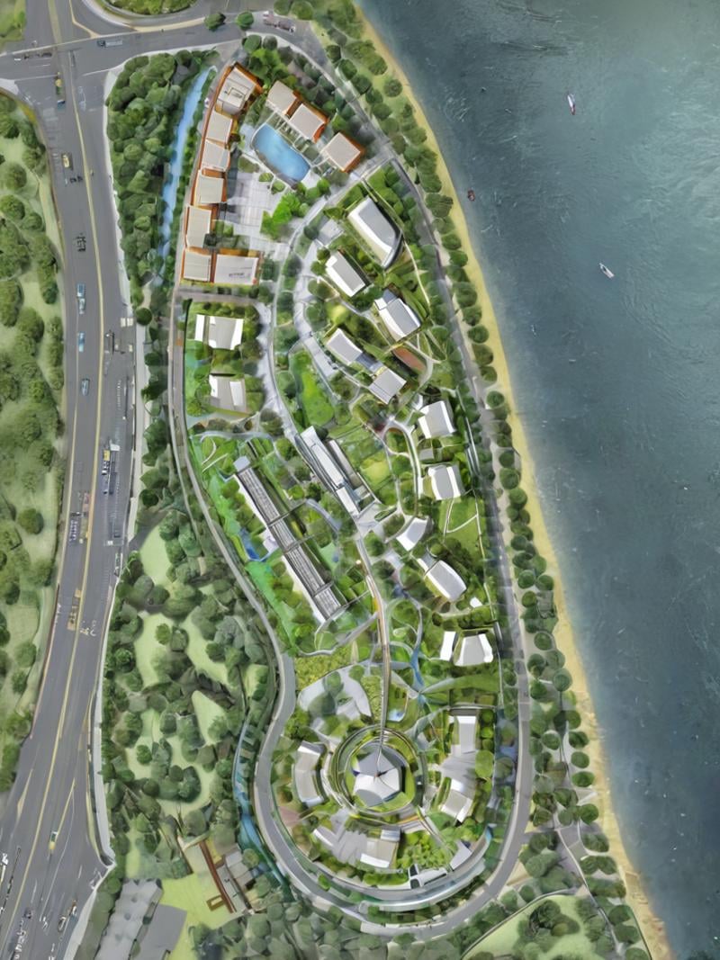 ((Site Plan)),  (masterpiece),  (high quality) by jjhuang on Tensor.Art