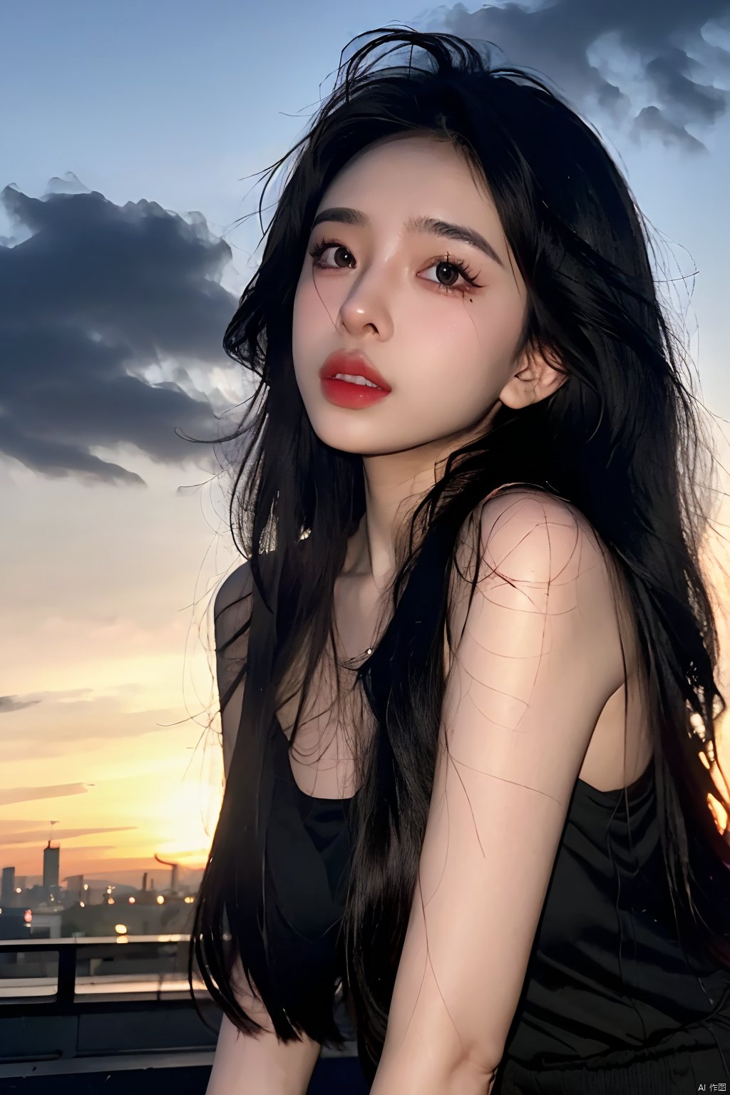 Frontal photography,  Look front,  evening by 炼丹师 on Tensor.Art