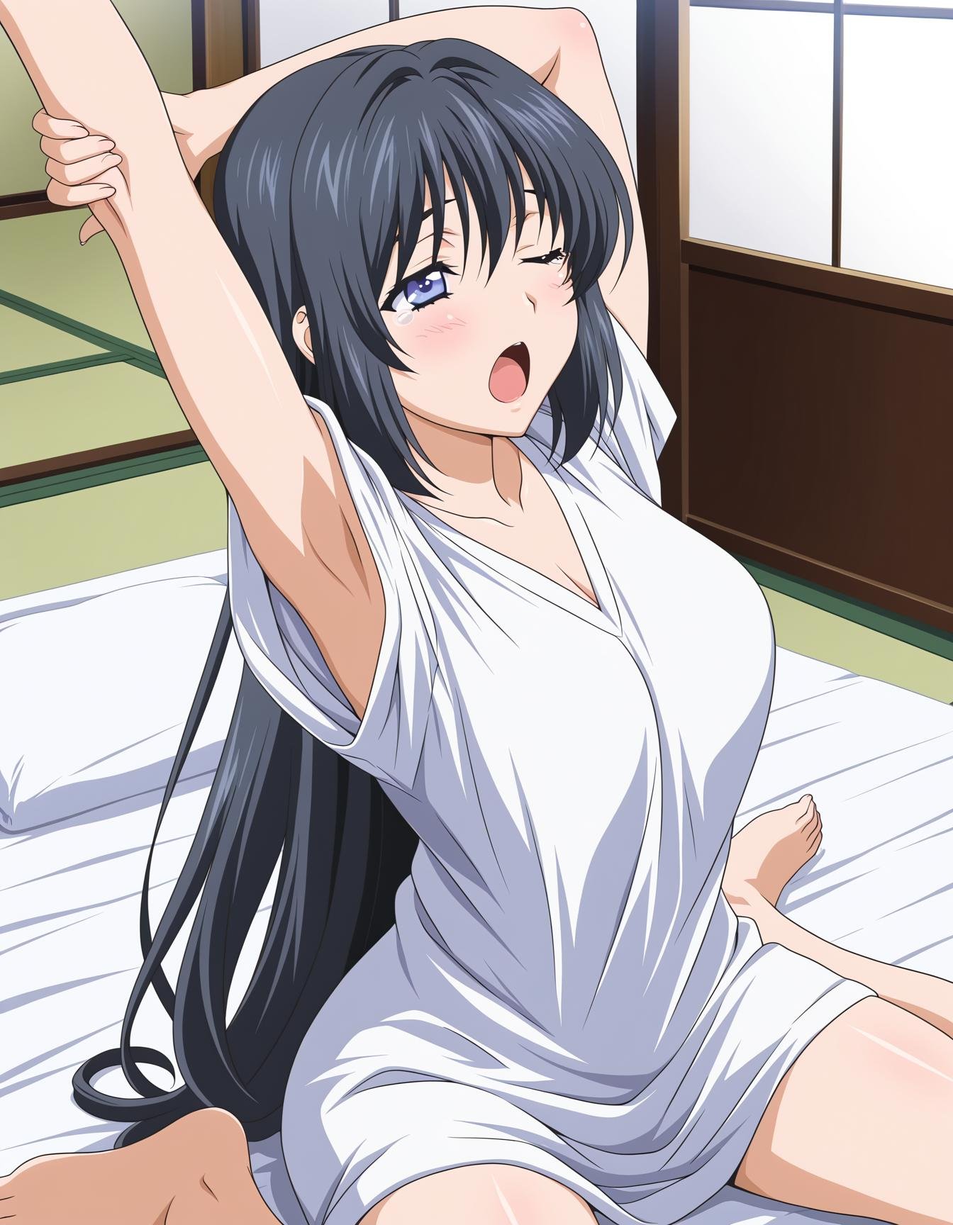 1girl,  YukinoChitose,  hair down by Uchokichi on Tensor.Art