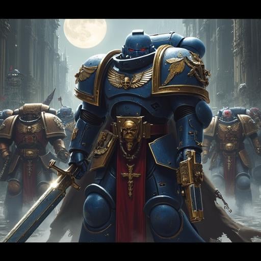 warhammer 40k,  handgun,  polearm by Ethanar on Tensor.Art