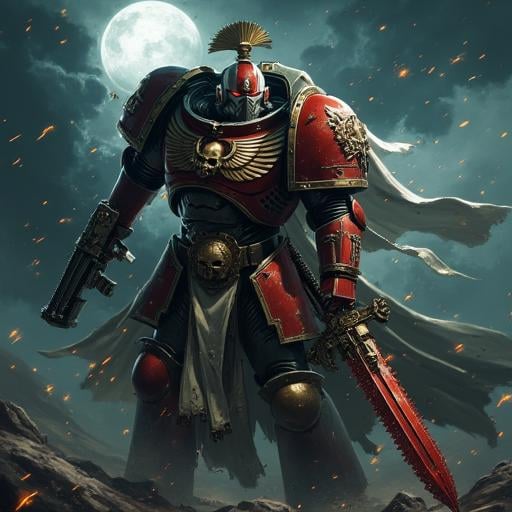 warhammer 40k,  handgun,  polearm by Ethanar on Tensor.Art