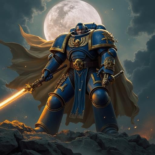 warhammer 40k,  handgun,  polearm by Ethanar on Tensor.Art