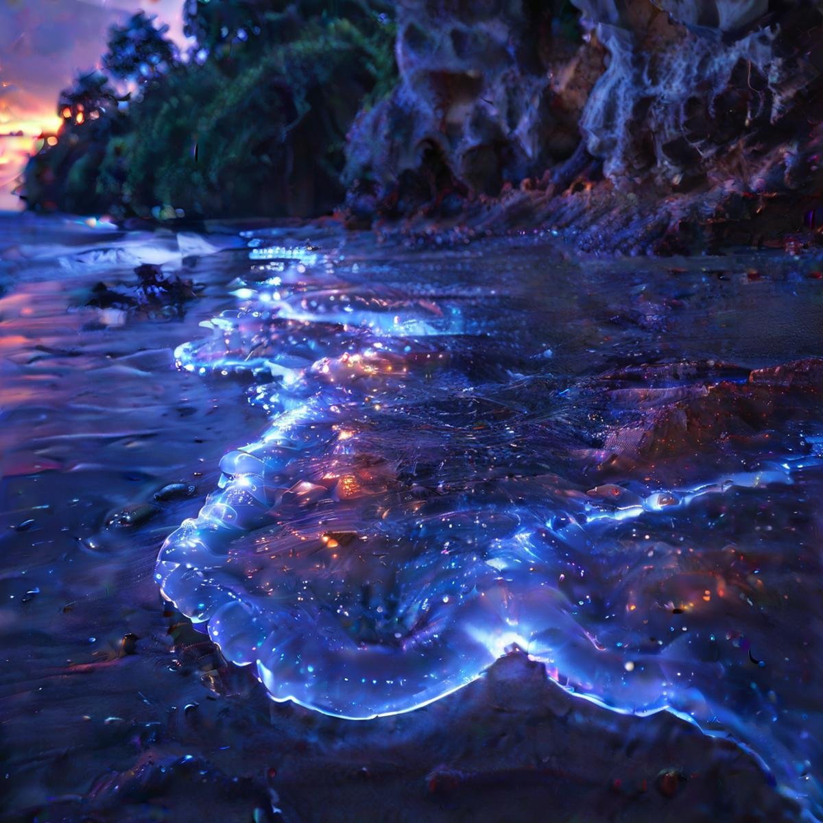 luminous,  bioluminescence,  glowing by Ethanar on Tensor.Art