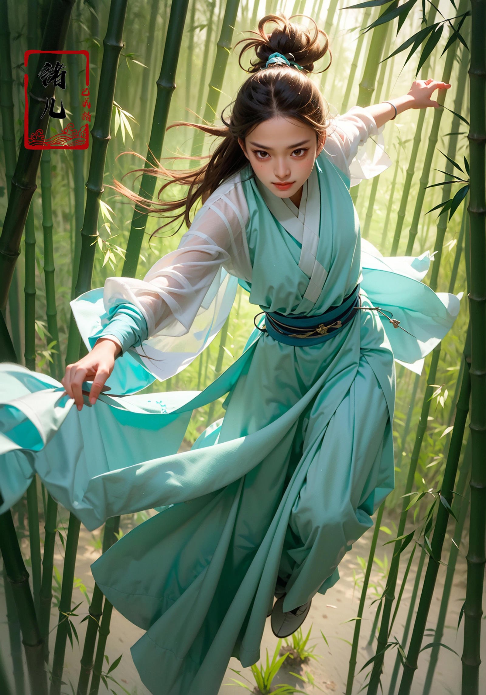 To shoot from above. ,  art by Zao Wou-ki,  extreme close - up by B站绪儿已成精 on Tensor.Art