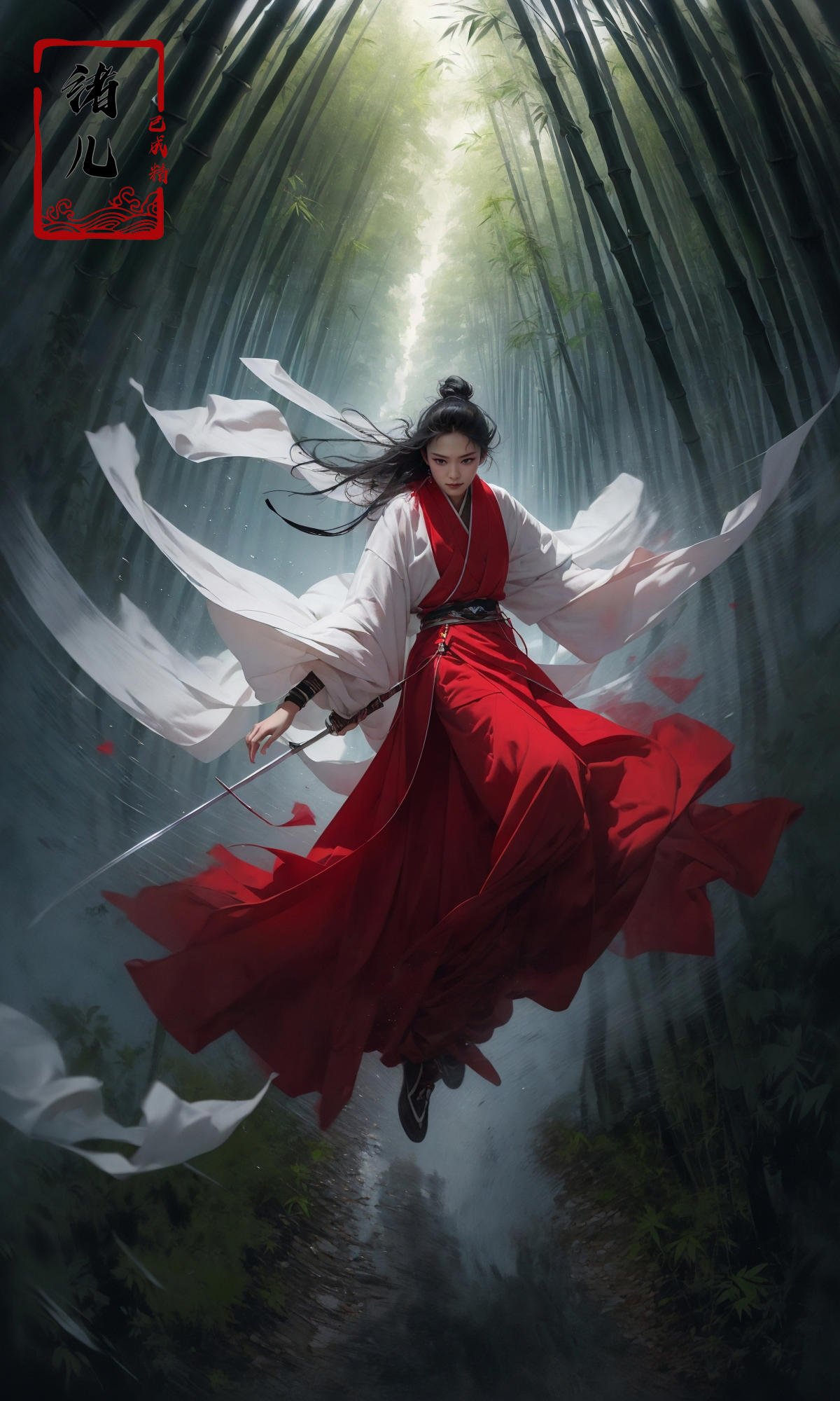 To shoot from above. ,  art by Zao Wou-ki,  extreme close - up by B站绪儿已成精 on Tensor.Art
