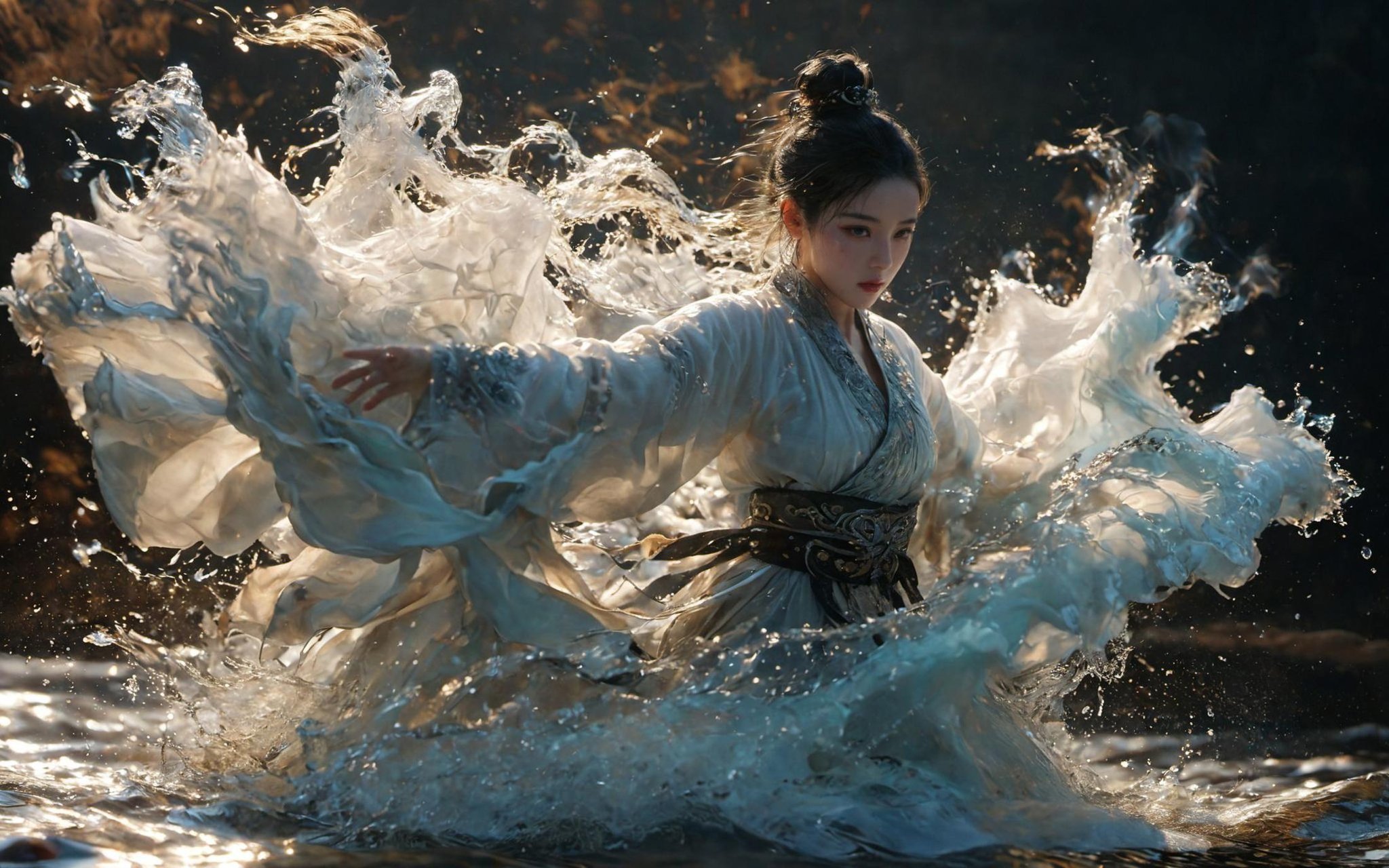 XUER martial arts style,  1girl,  solo by B站绪儿已成精 on Tensor.Art