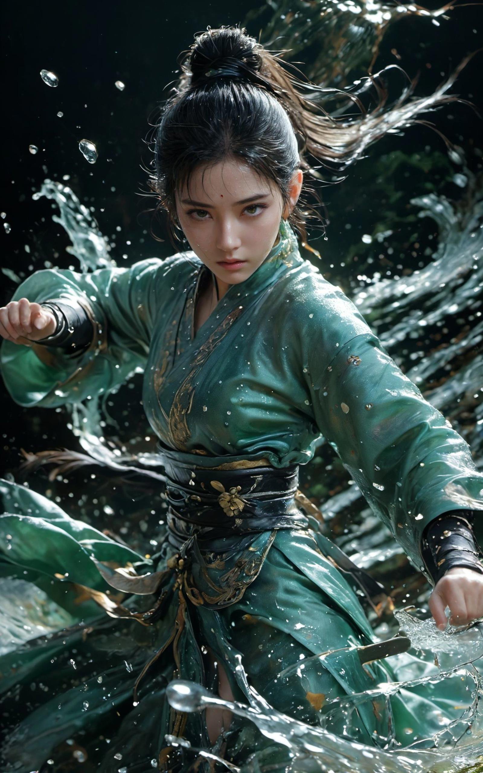 XUER martial arts style,  1girl,  solo by B站绪儿已成精 on Tensor.Art