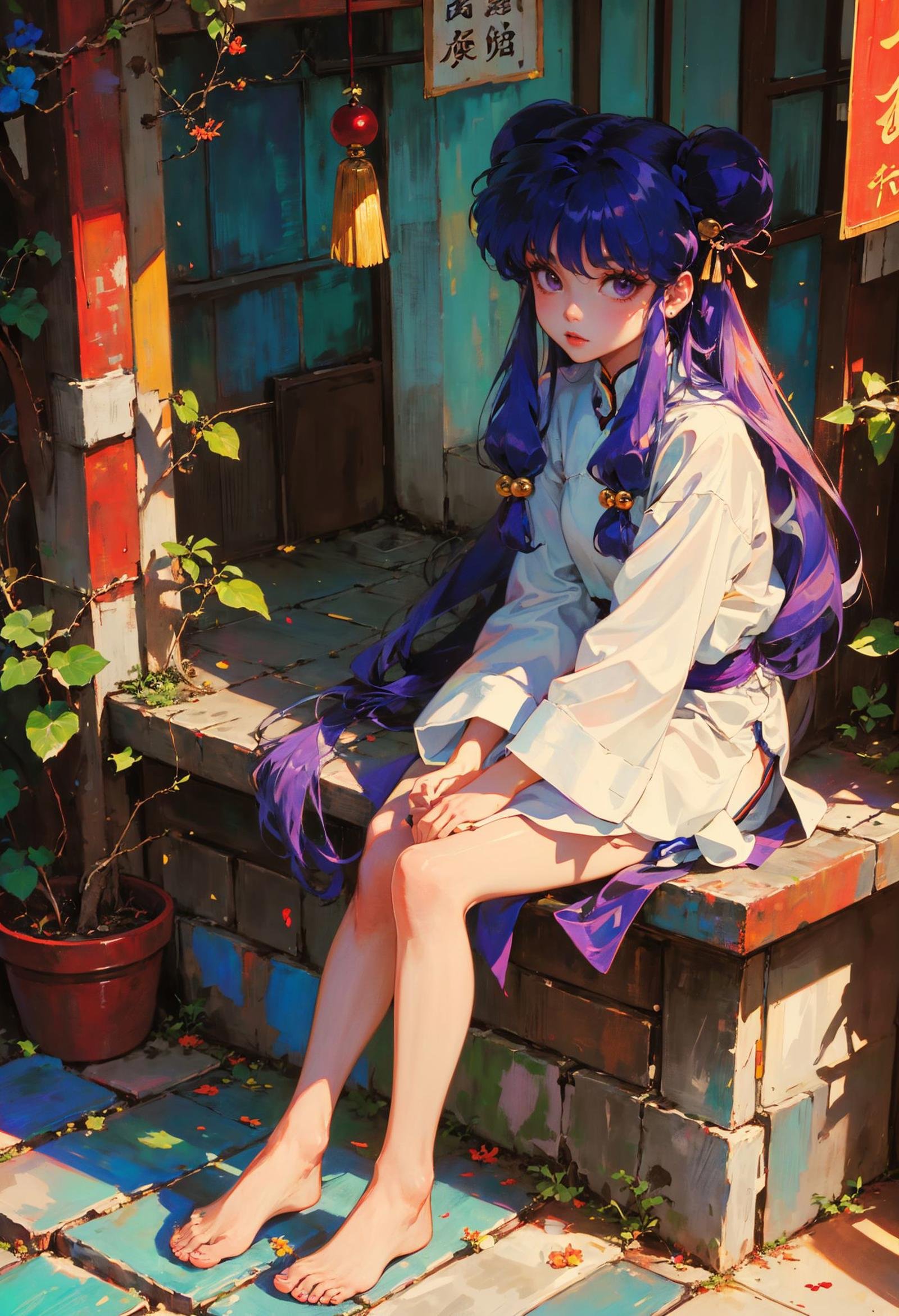 xuer Shampoo,  1girl,  shampoo \(ranma 1/2\) by B站绪儿已成精 on Tensor.Art