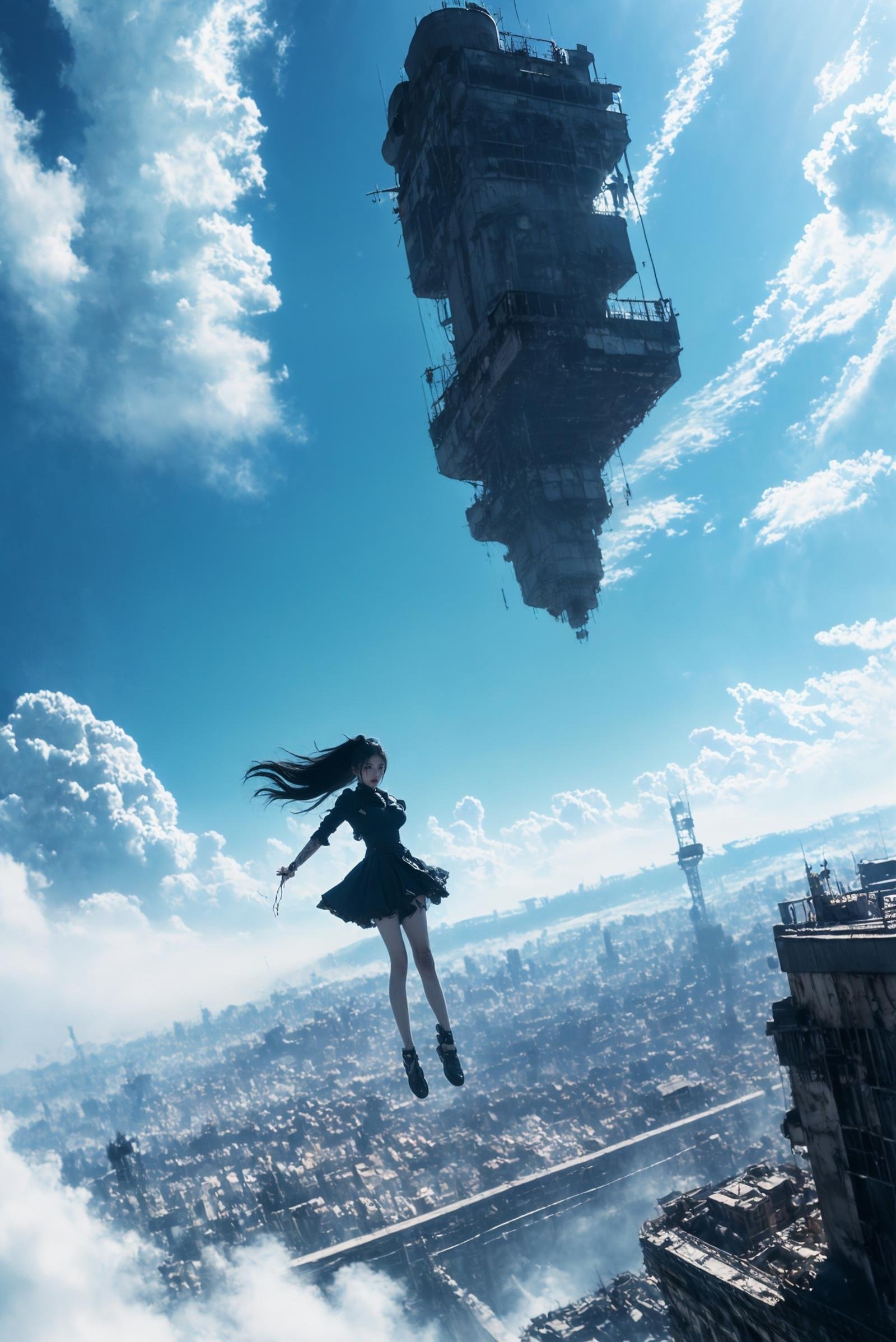 xuer flies over,  1girl, by B站绪儿已成精 on Tensor.Art