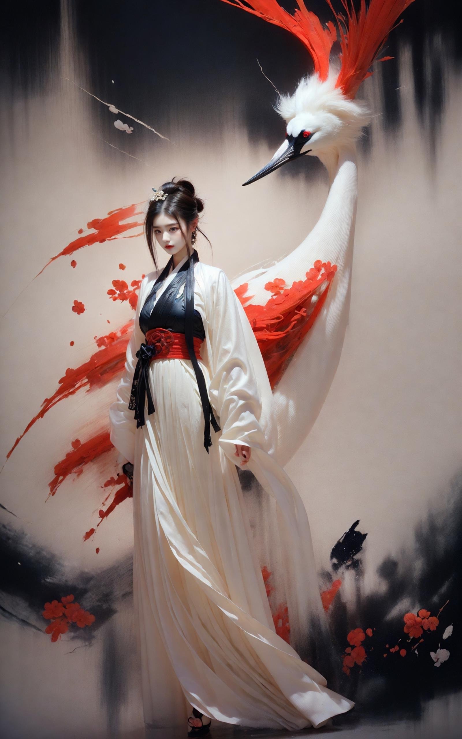 Ink painting,  ink painting,  splash-ink by B站绪儿已成精 on Tensor.Art