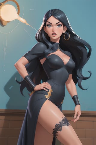 foto de (Megan Fox:1.1) mulher bonita cabelo preto curto tecido, pernas espalhando, vestido de noiva sexy, champanhe, véu de casamento, (corpo inteiro: 1.3), figura sexy, (peitos grandes: 1.3),na pista de dança, (obra-prima) (melhor qualidade) (detalhado) (8k) (HDR) (papel de parede) (iluminação cinematográfica) (foco nítido) (intrincado),cartoon ,real