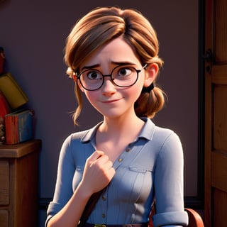 emma watson AS A CHARACTER IN pixar animation