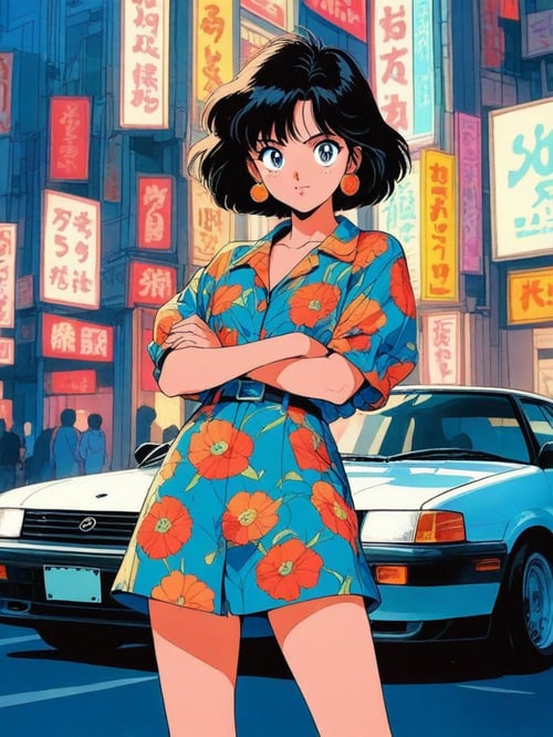 Illustrious 80s Anime Revival | Classic Anime by Nova Icon AI  on Tensor.Art