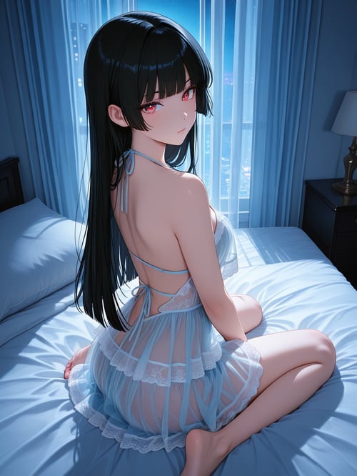 Sexy layered lace lingerie by luxiaoai on Tensor.Art