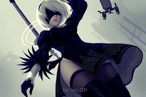 [Anima] Wlop/王凌 《鬼刀》/《GhostBlade》- Artist Style by flyx3 on Tensor.Art