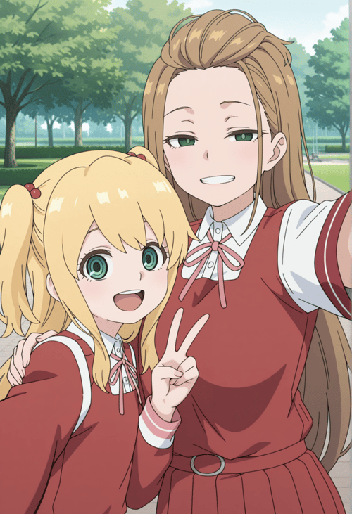 Nodoka + Erika (Kaii to Otome to Kamikakushi) by Ttan on Tensor.Art