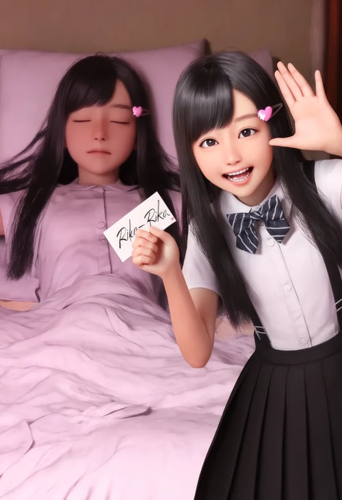 Neet and Angel Riko / ニートと天使とえっちな家族 莉子 by Di Gi Ossan on Tensor.Art